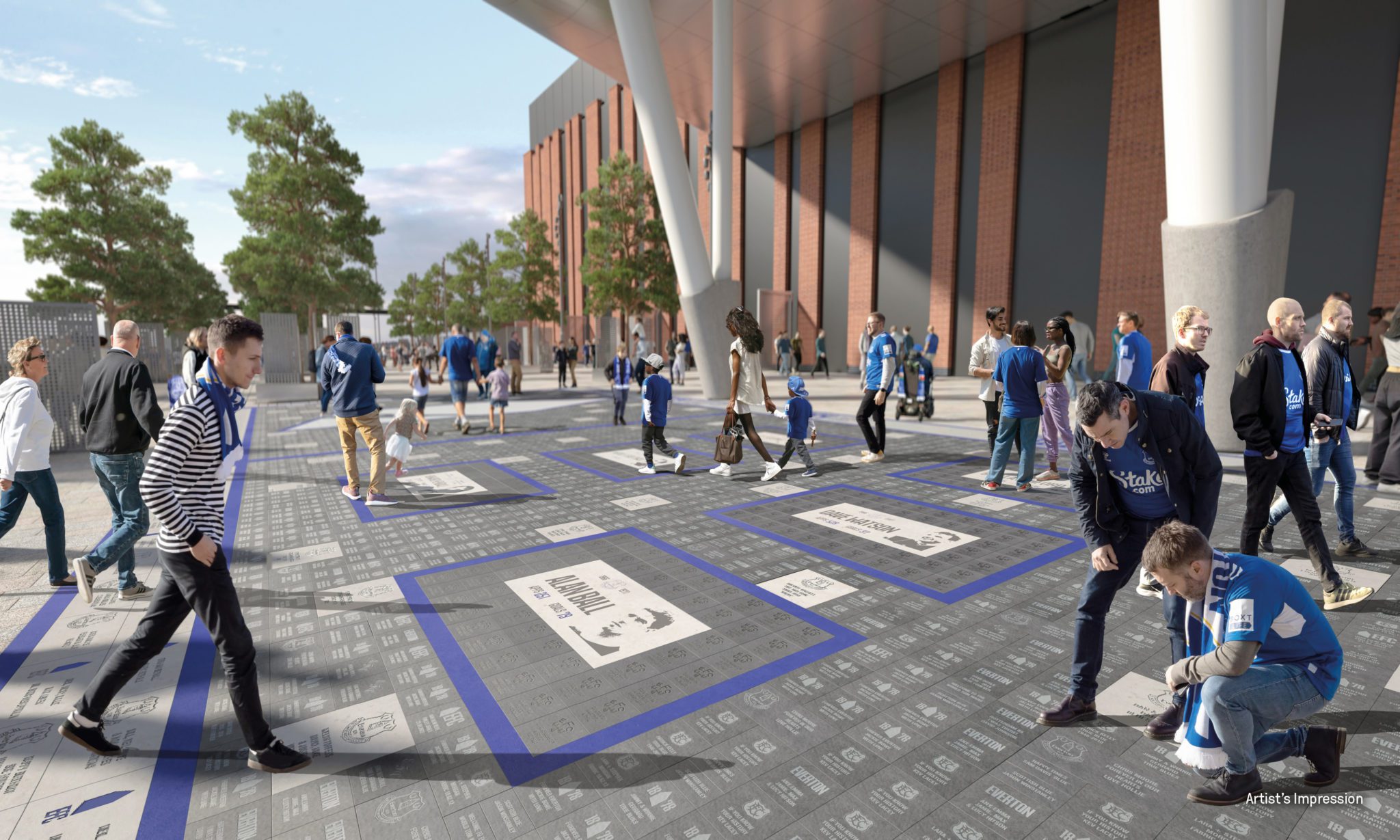 News | BLUES LAUNCH ‘EVERTON WAY’ AT NEW STADIUM - The Toffee Blues