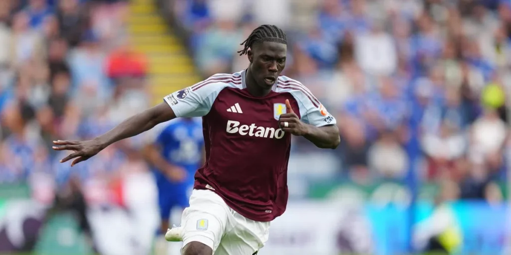 Onana in action for Aston Villa