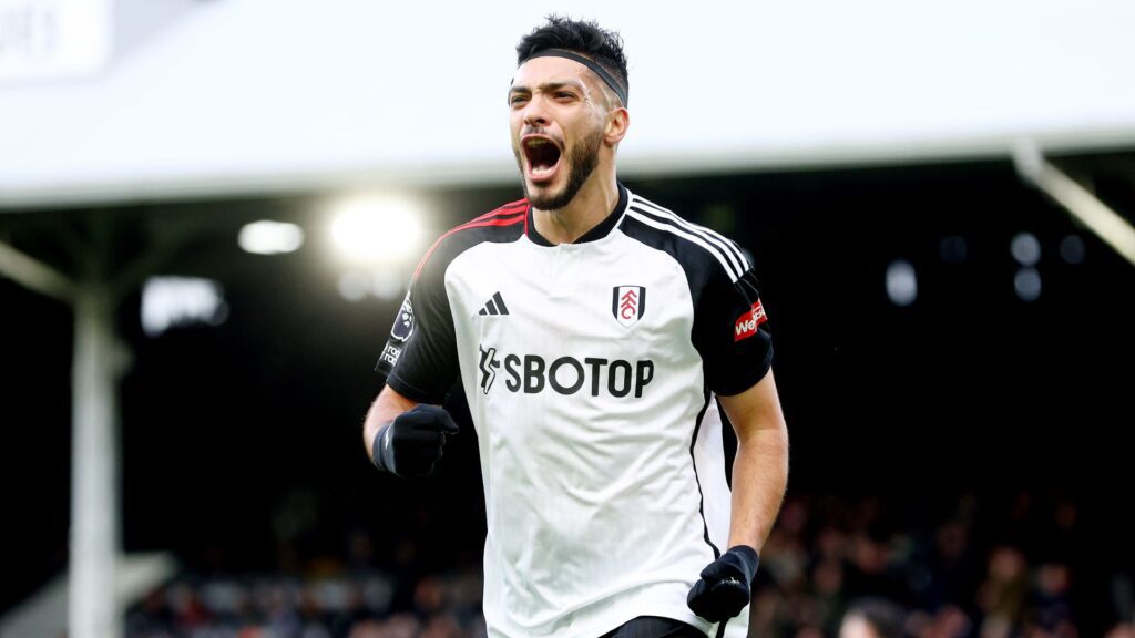 Raul Jiminez in action for Fulham last season.