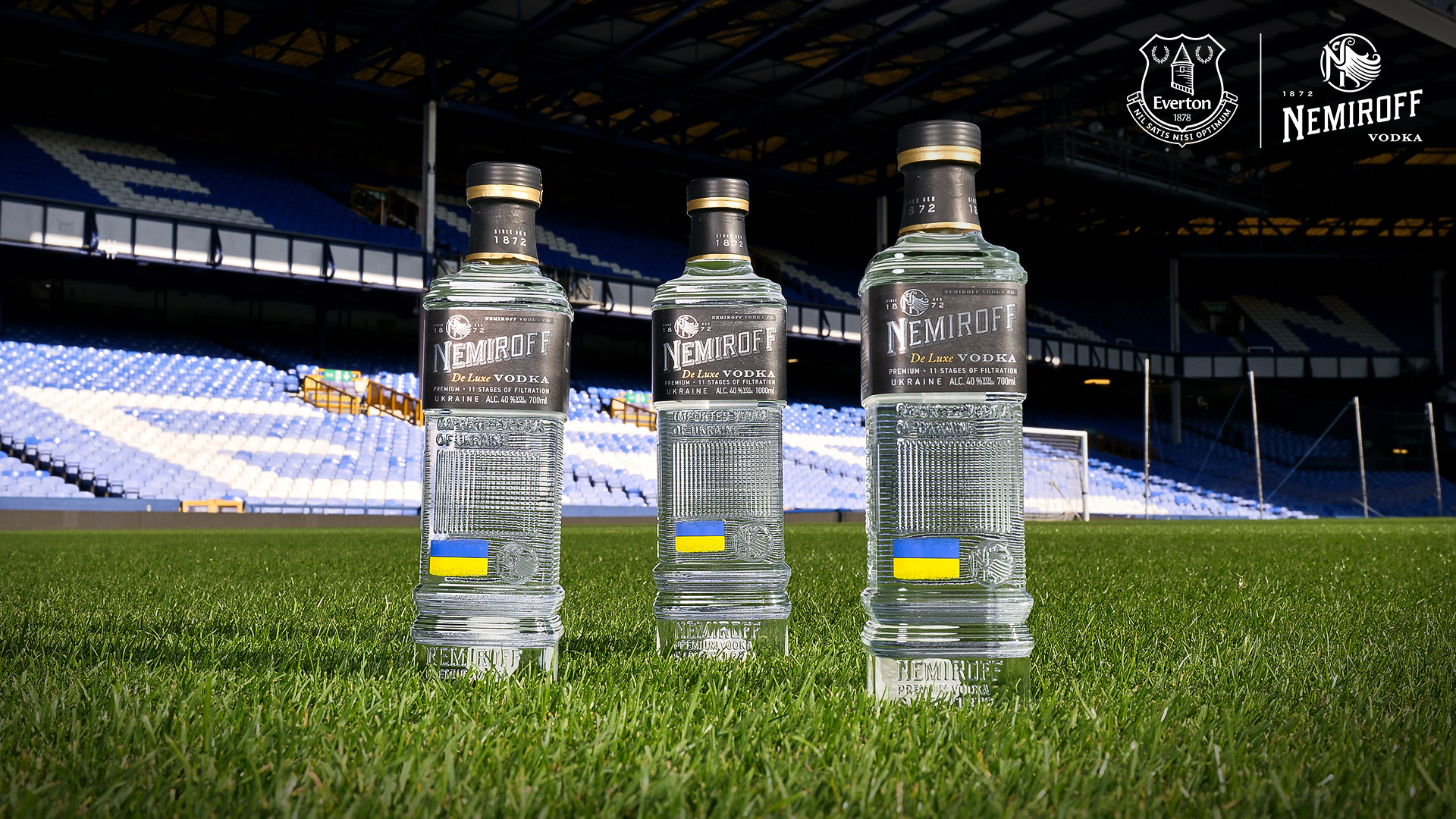 EVERTON TOASTS NEW PARTNERSHIP WITH UKRAINIAN VODKA BRAND NEMIROFF