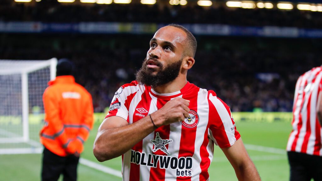 Bryan Mbeumo post-match for Brentford.