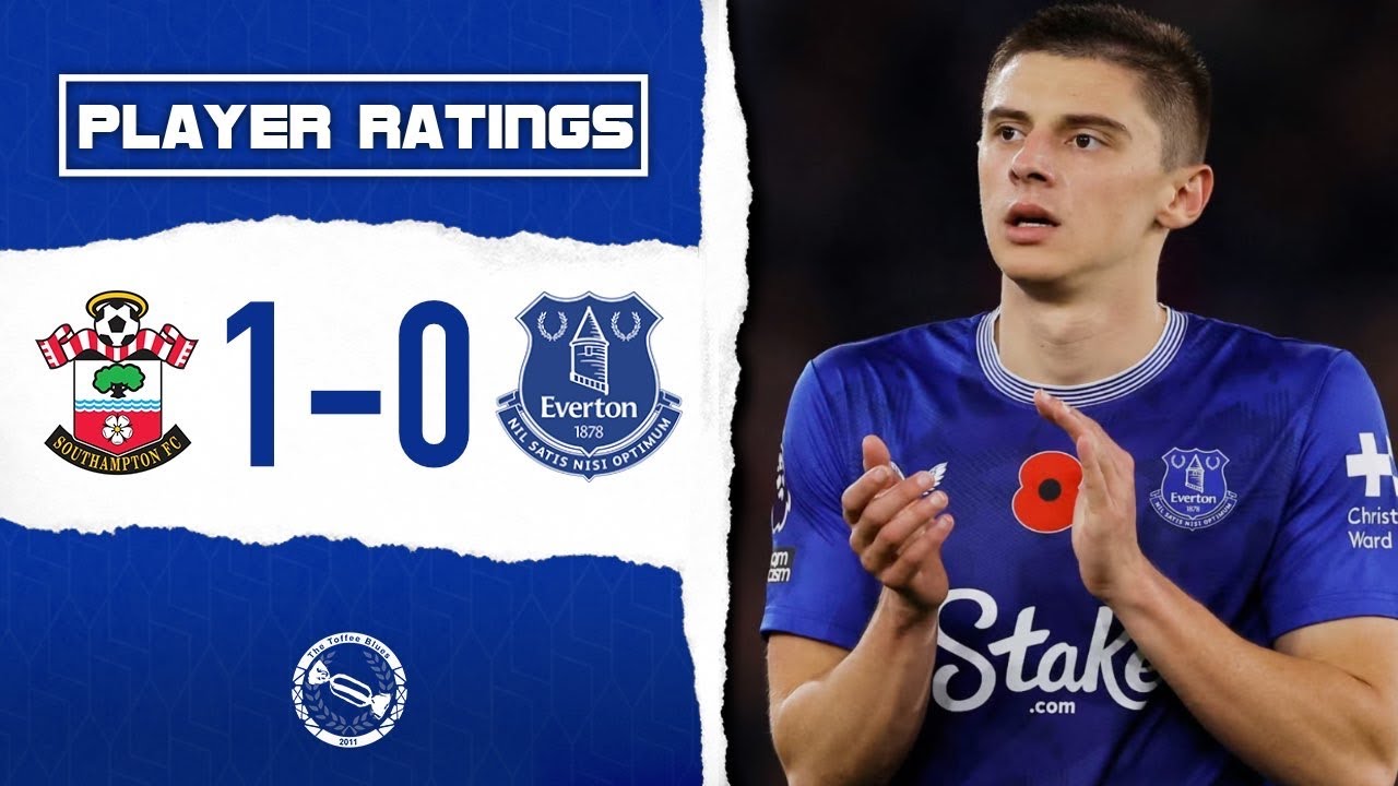 MYKOLENKO HAS TO DO BETTER! | SOUTHAMPTON 1-0 EVERTON | PLAYER RATINGS