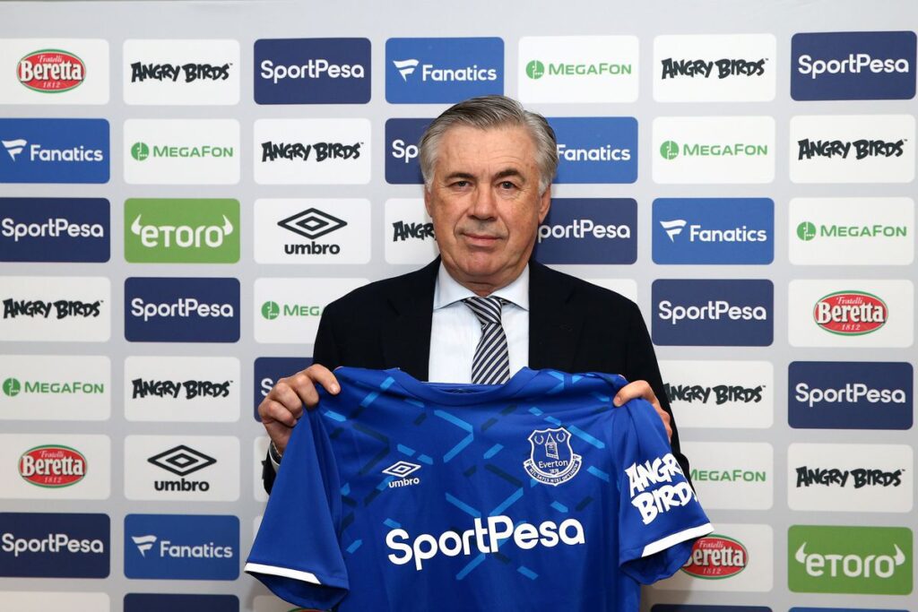 Carlo Ancelotti Everton Manager