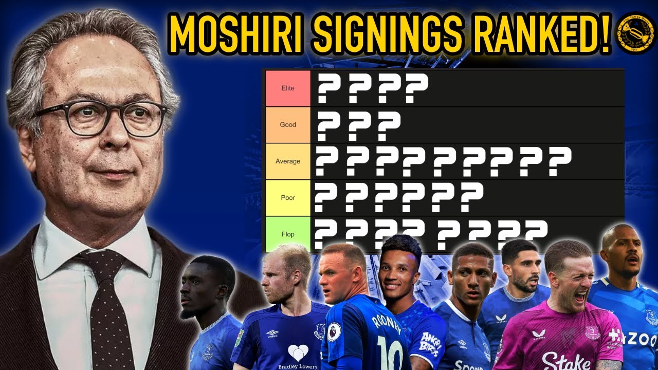 Farhad Moshiri’s Everton Signings Ranked!