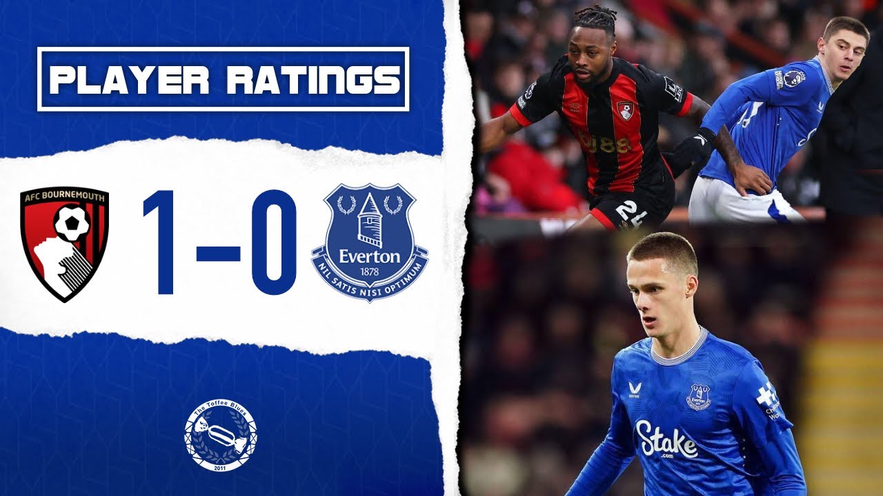 Poor Mykolenko Performance Again! Bright Armstrong Cameo! | Bournemouth 1-0 Everton | Player Ratings